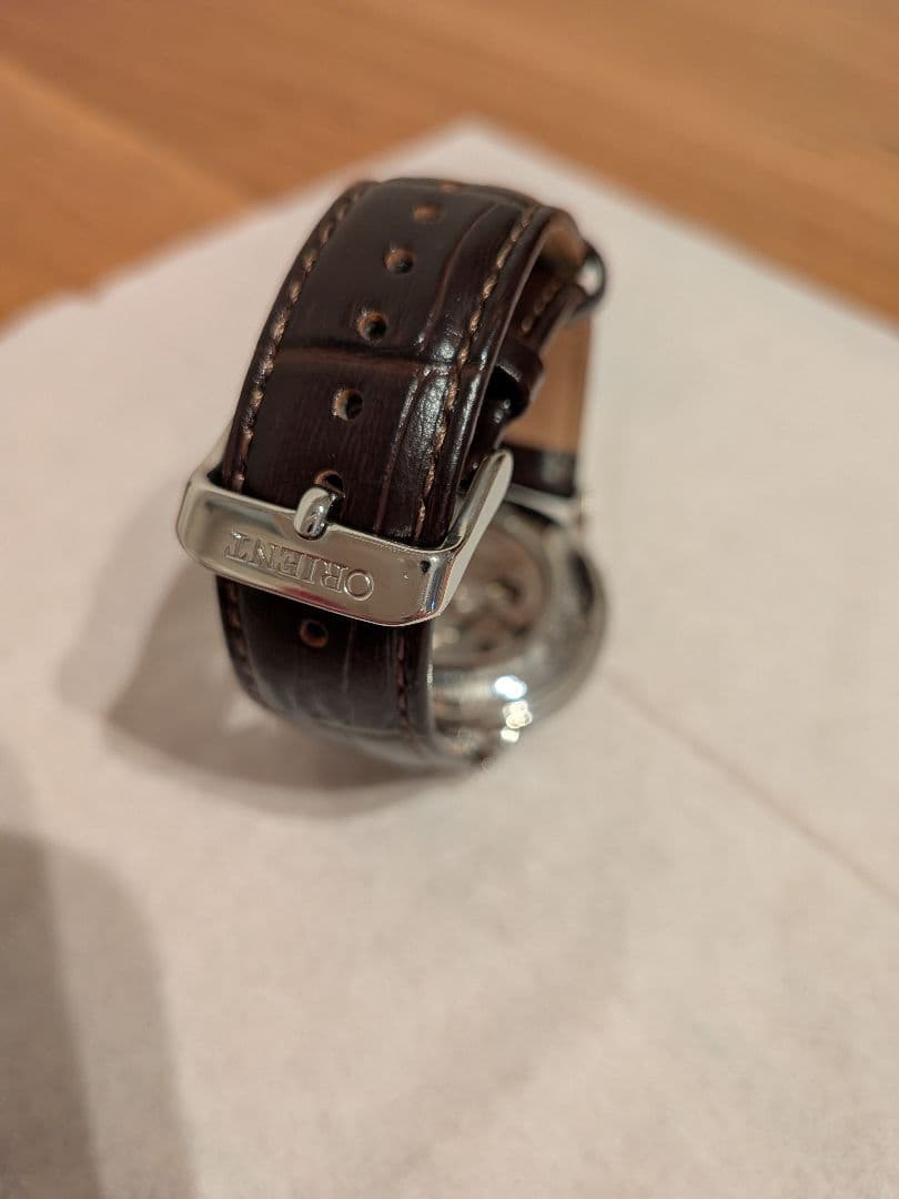 Orient 75周年限定モデル 自動巻き 白文字盤