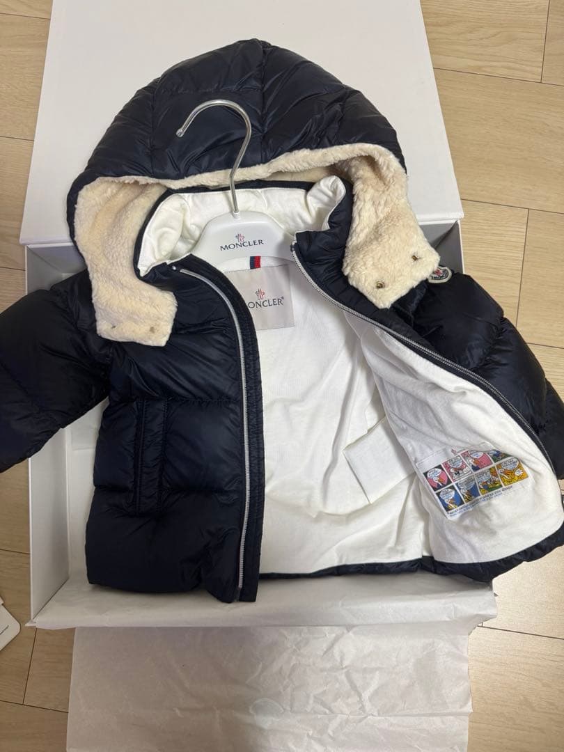 美品　限定レア⭐︎ボアダウンジャケット⭐︎正規品モンクレール ベビーキッズ　1〜3歳