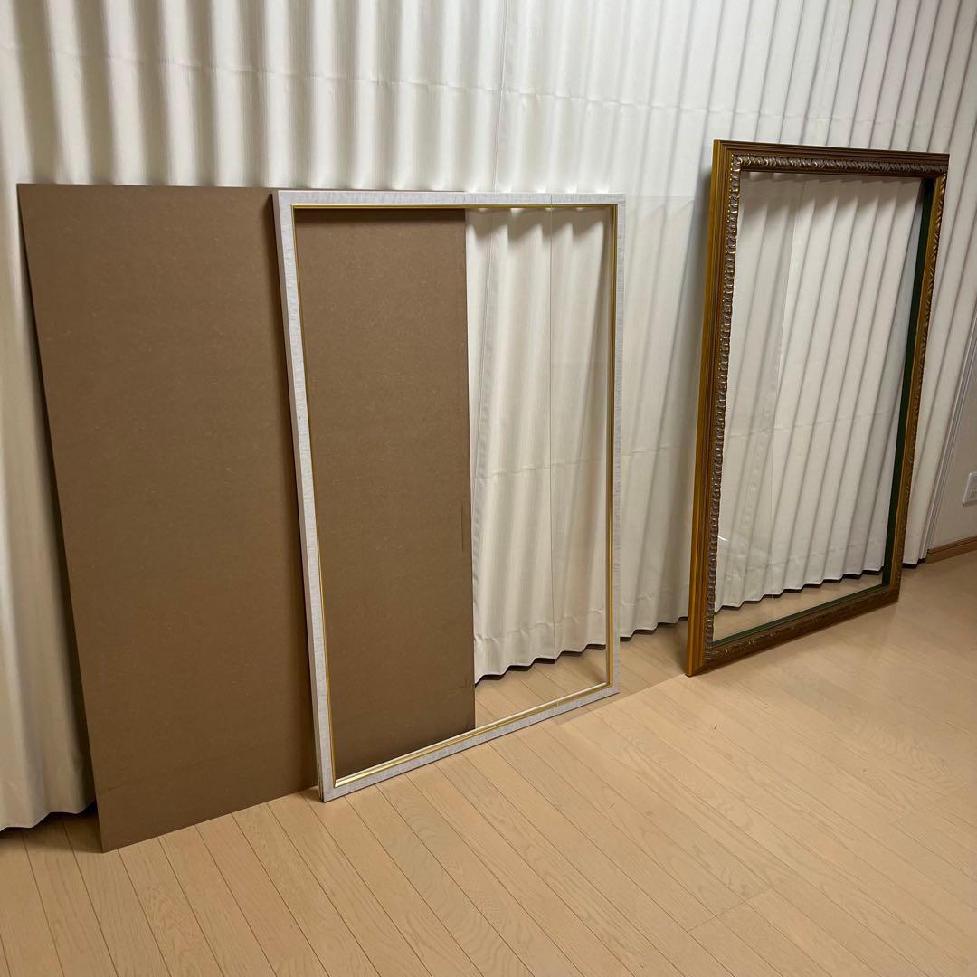 地域限定送料込み　特大額縁　幅97.5cm 高さ137,5cm厚さ5cm