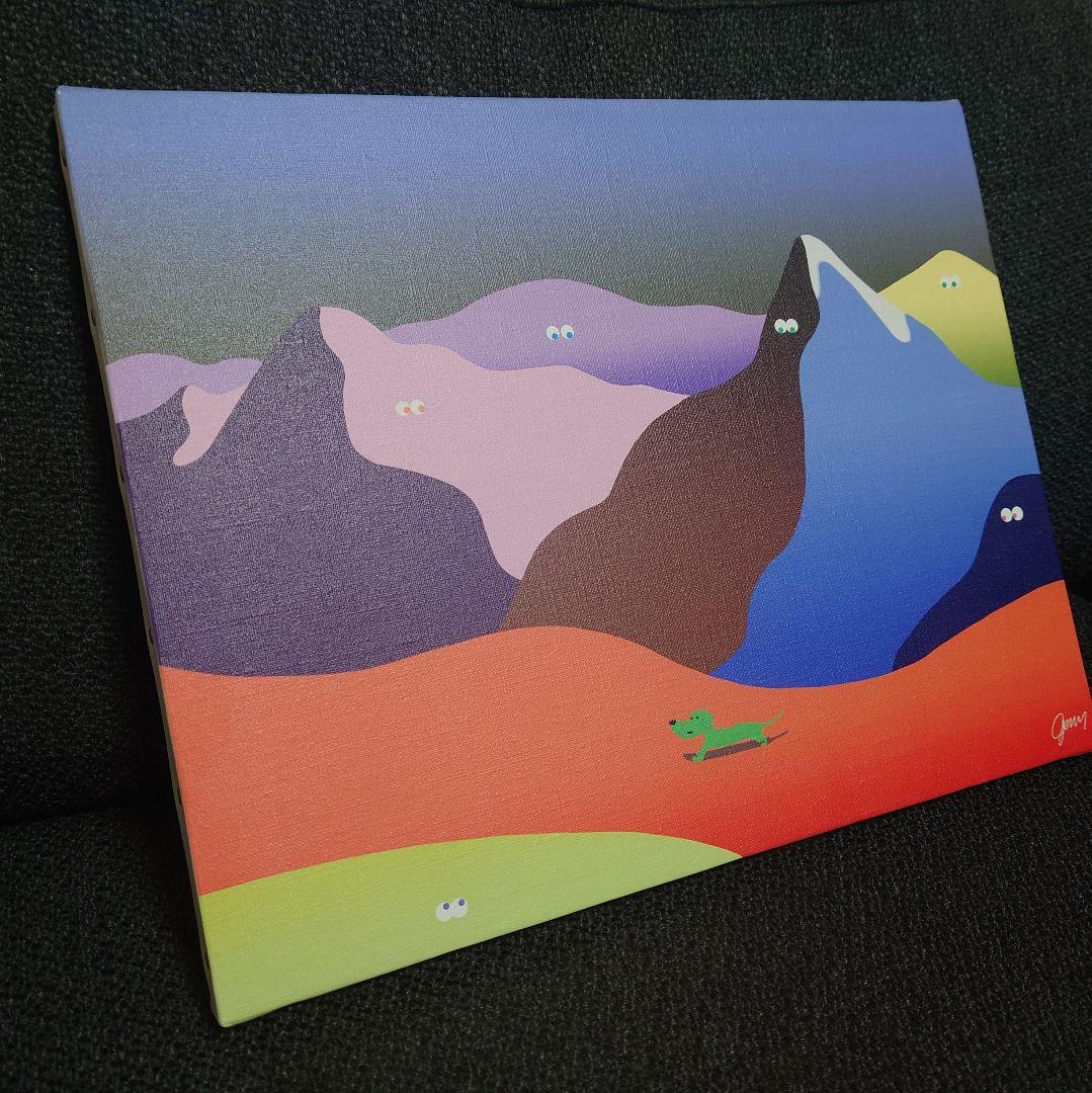 ジェリー鵜飼 キャンバスアート SMILE MOUNTAIN 山はキミを見ている-未