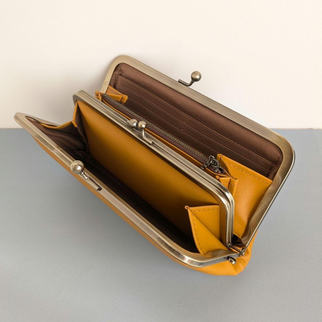 はちみつちゃん！親子がま口お財布　本革