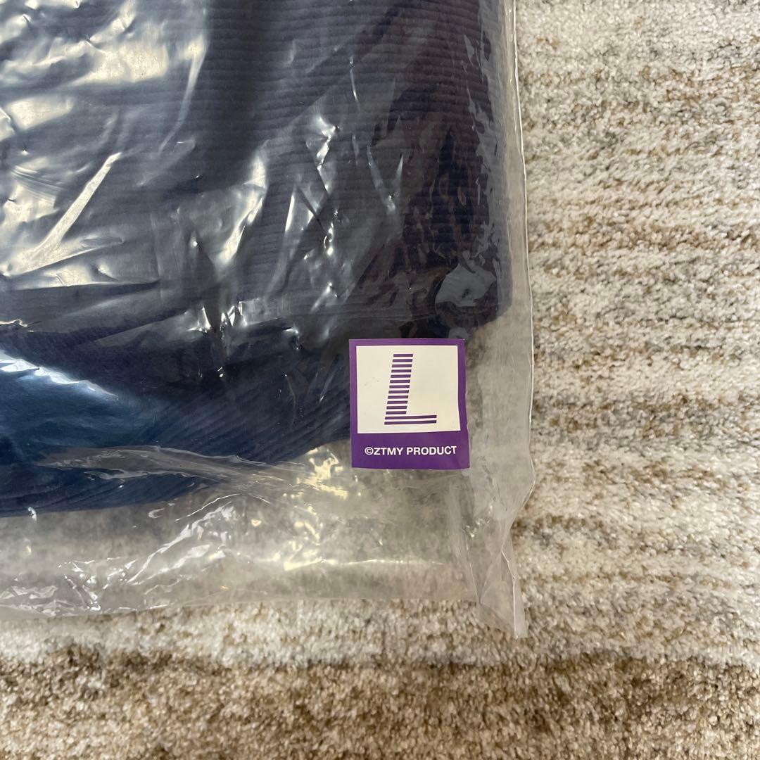 ずとまよ コーデュロイ ワッペン ジャケット ネイビーL 大型袋1枚付き