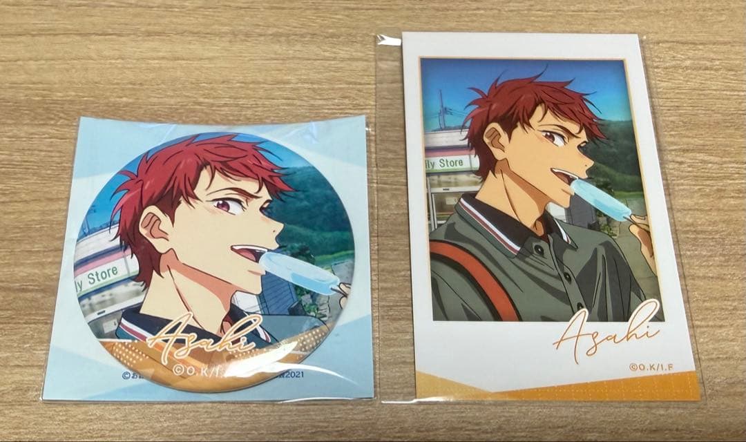 Free! 缶バッジ ミニフォトカード 椎名旭 - メルカリ