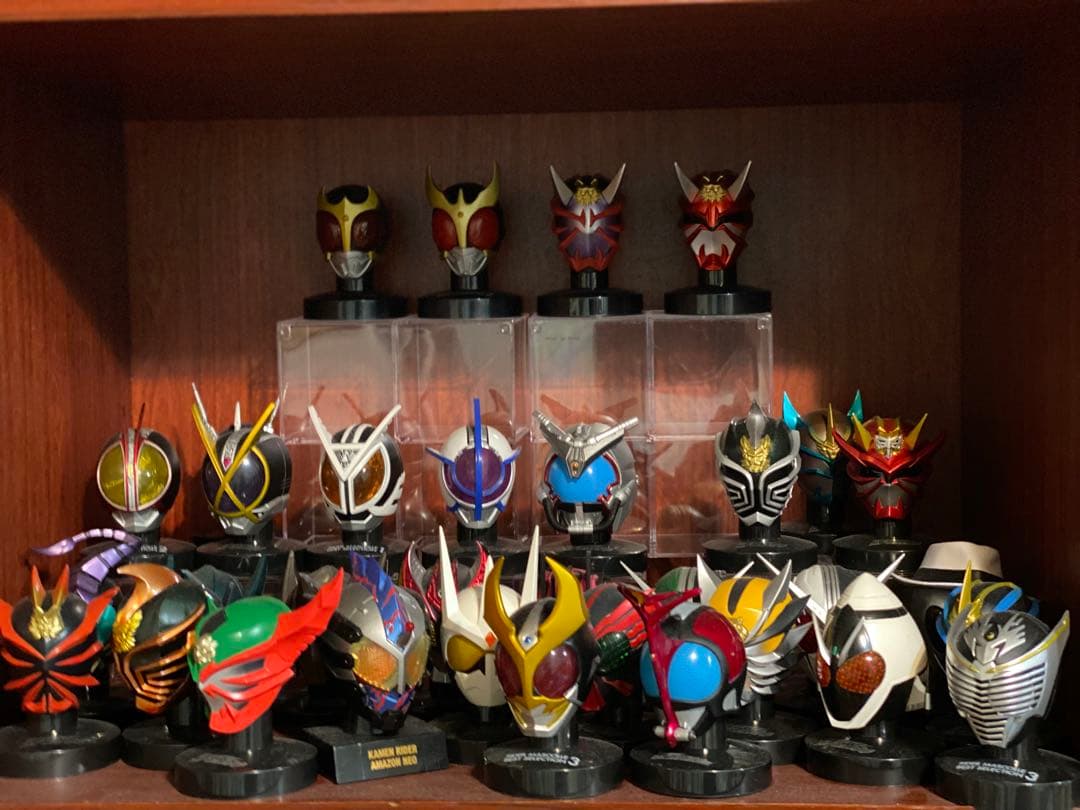 仮面ライダー マスクコレクション 33点セット バンダイ 仮面之世界