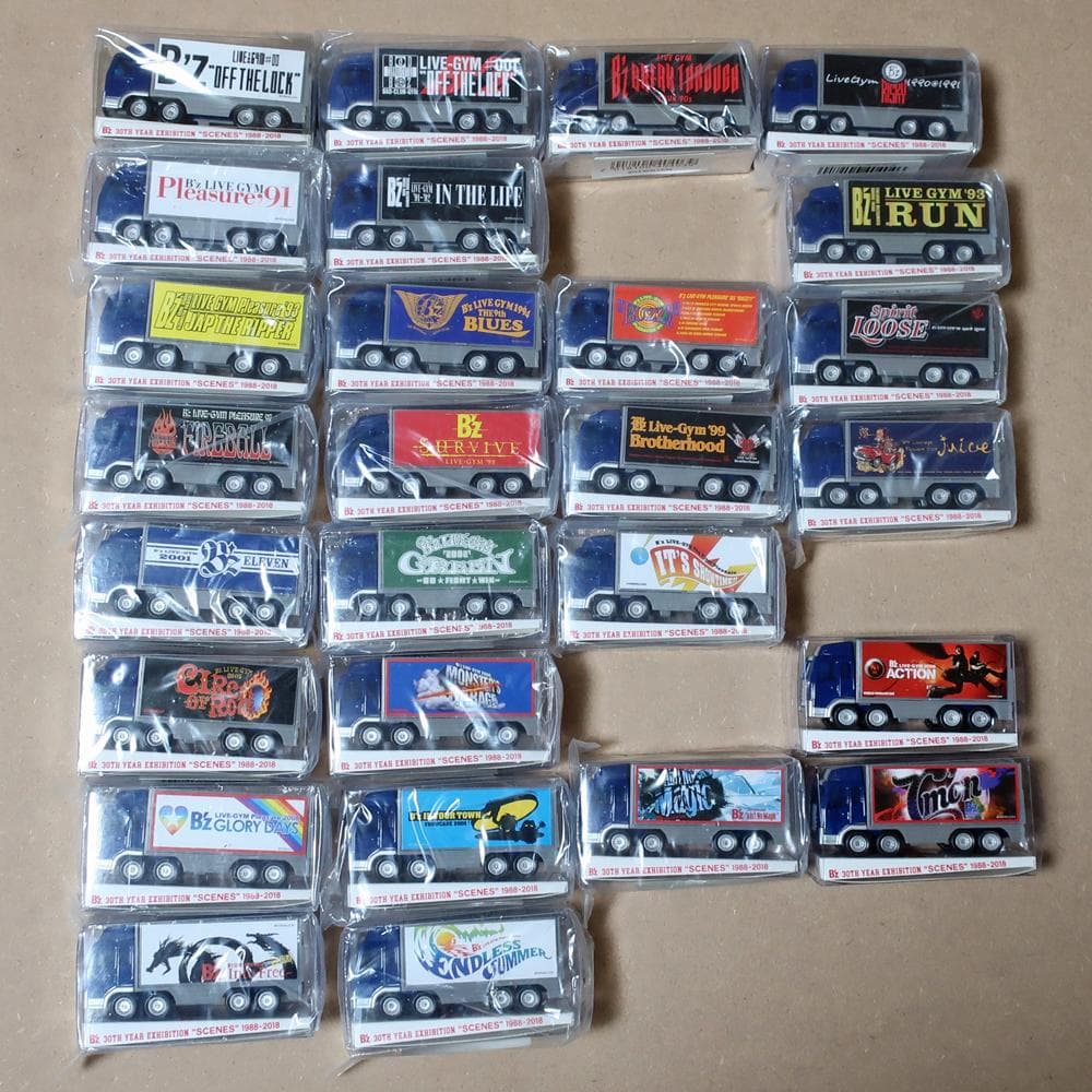 27台 復刻ツアートラック B´z SCENES エキシビジョン 会場限定グッズ