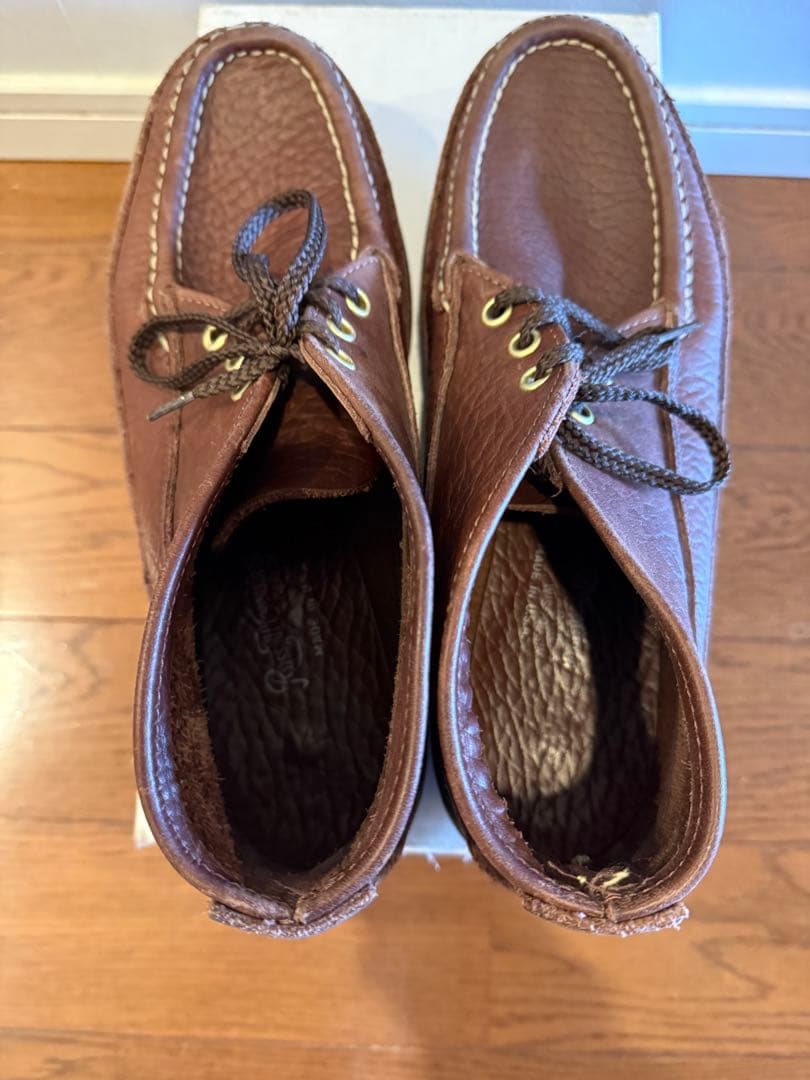 b*a様 Russell Moccasin モカシン 8 1/2 EE ブラウン