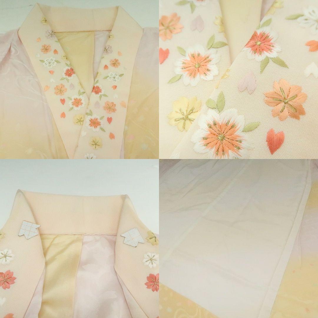 振袖 刺繍 絞り 花車 金駒刺繍 金彩 KK-2120 京友禅振袖・紫色・金駒