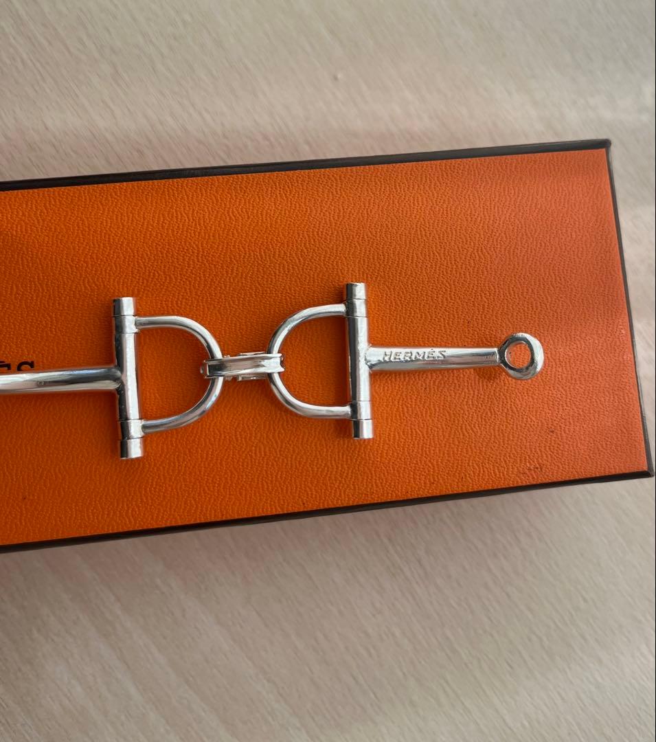 ♦︎HERMES♦︎モーデコースホースビット ブレスレット　SV ヴィンテージ