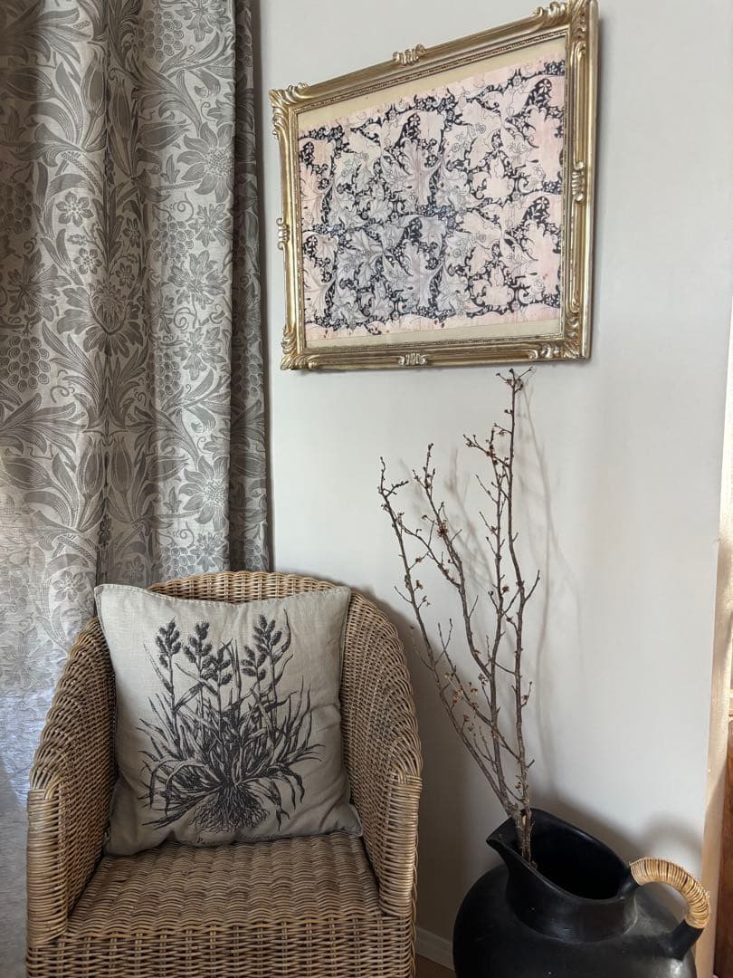 vintage アートフレーム　額縁　アールデコ　検）ウィリアムモリス