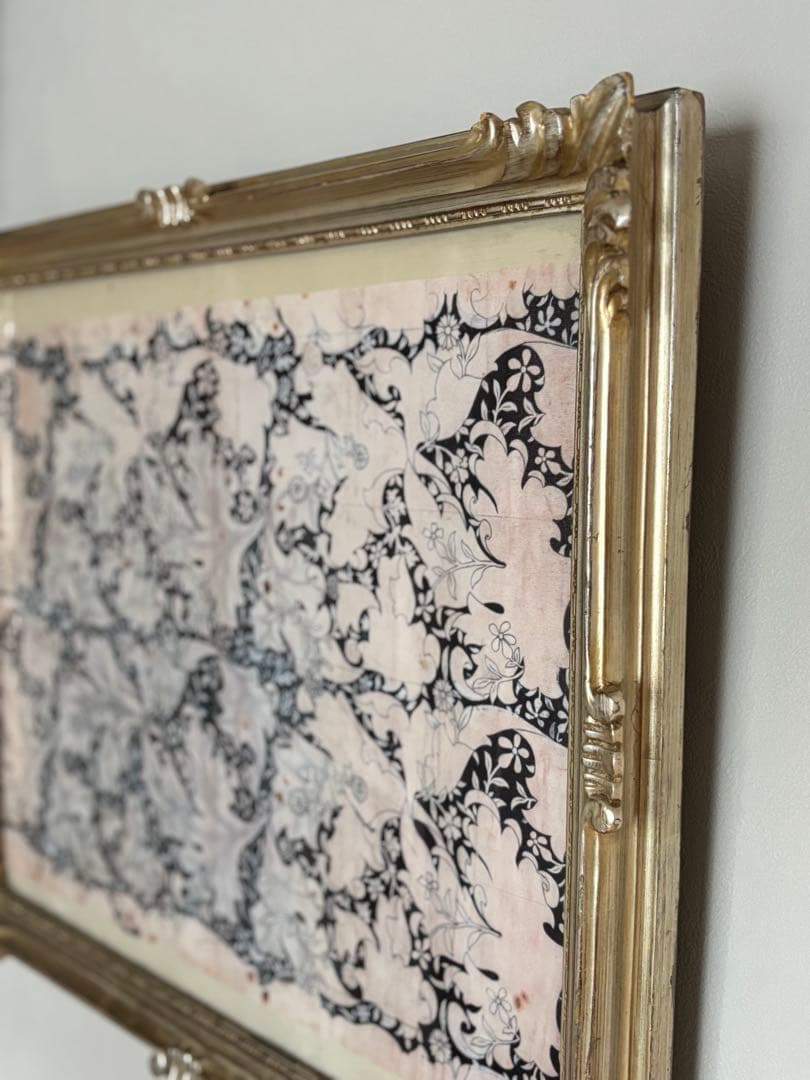 vintage アートフレーム　額縁　アールデコ　検）ウィリアムモリス