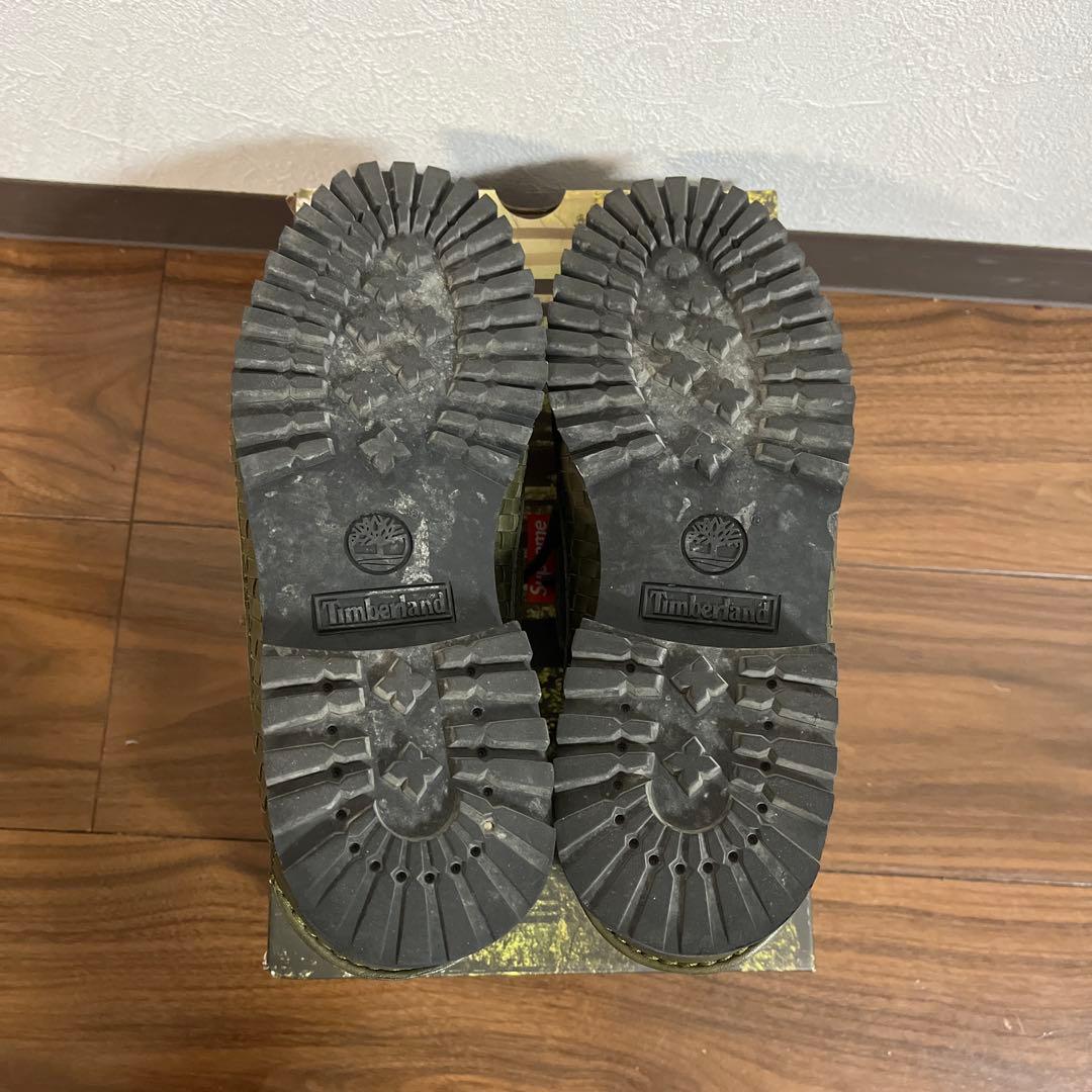 靴 supreme timberland woven 3eye lug shoe