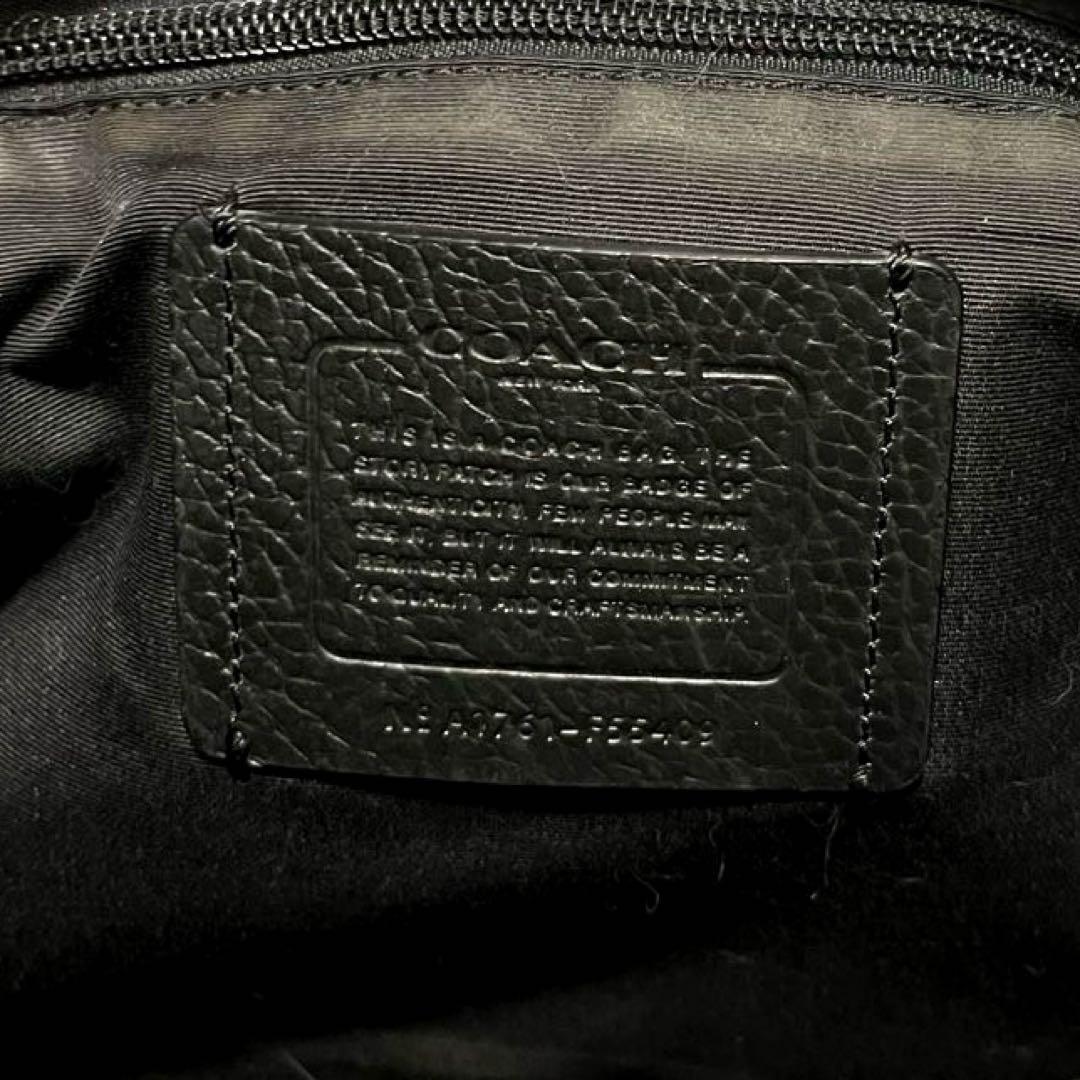 COACH コーチ ビジネスバッグ オールレザー ブリーフケース メンズ 黒 革