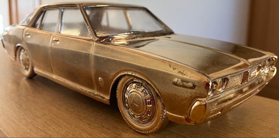 シガレットケース「ニッサン ローレル」オルゴール付 ・箱付 ガメラ ブタケツ