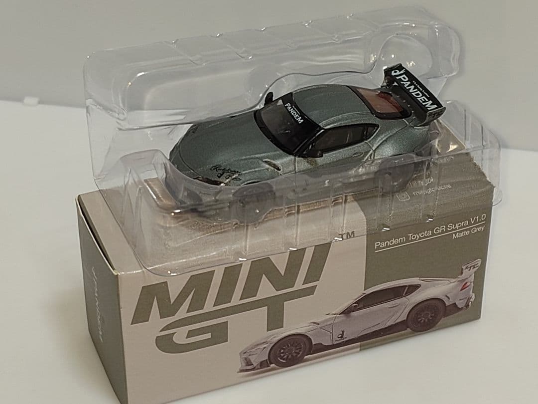 MiniGT パンデム トヨタ GRスープラ A90 1/64 ミニカー グレー - メルカリ