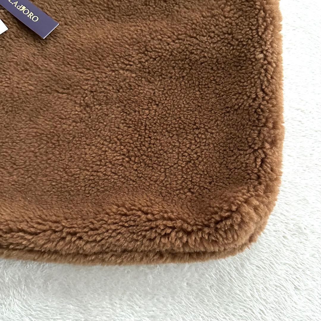 未使用品　ヴィオラドーロ ELMO エコムートン チェーンショルダートートバッグ