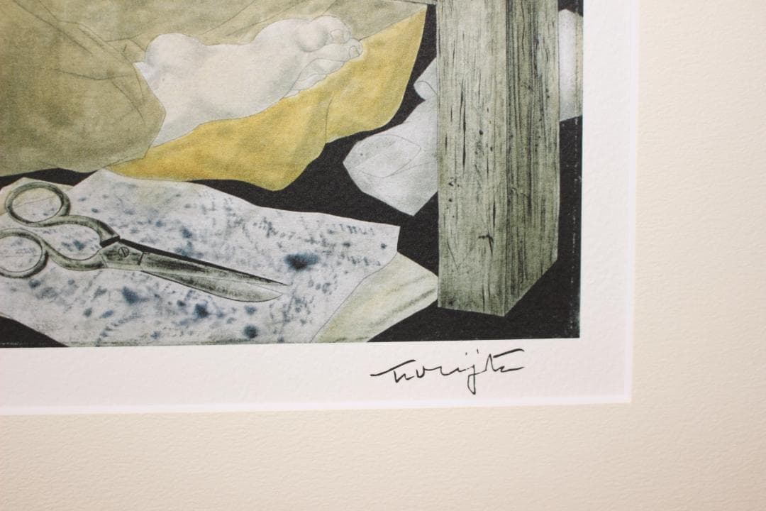 kuroneko様専用 藤田嗣治 エスタンプリトグラフ 「自画像」168/250