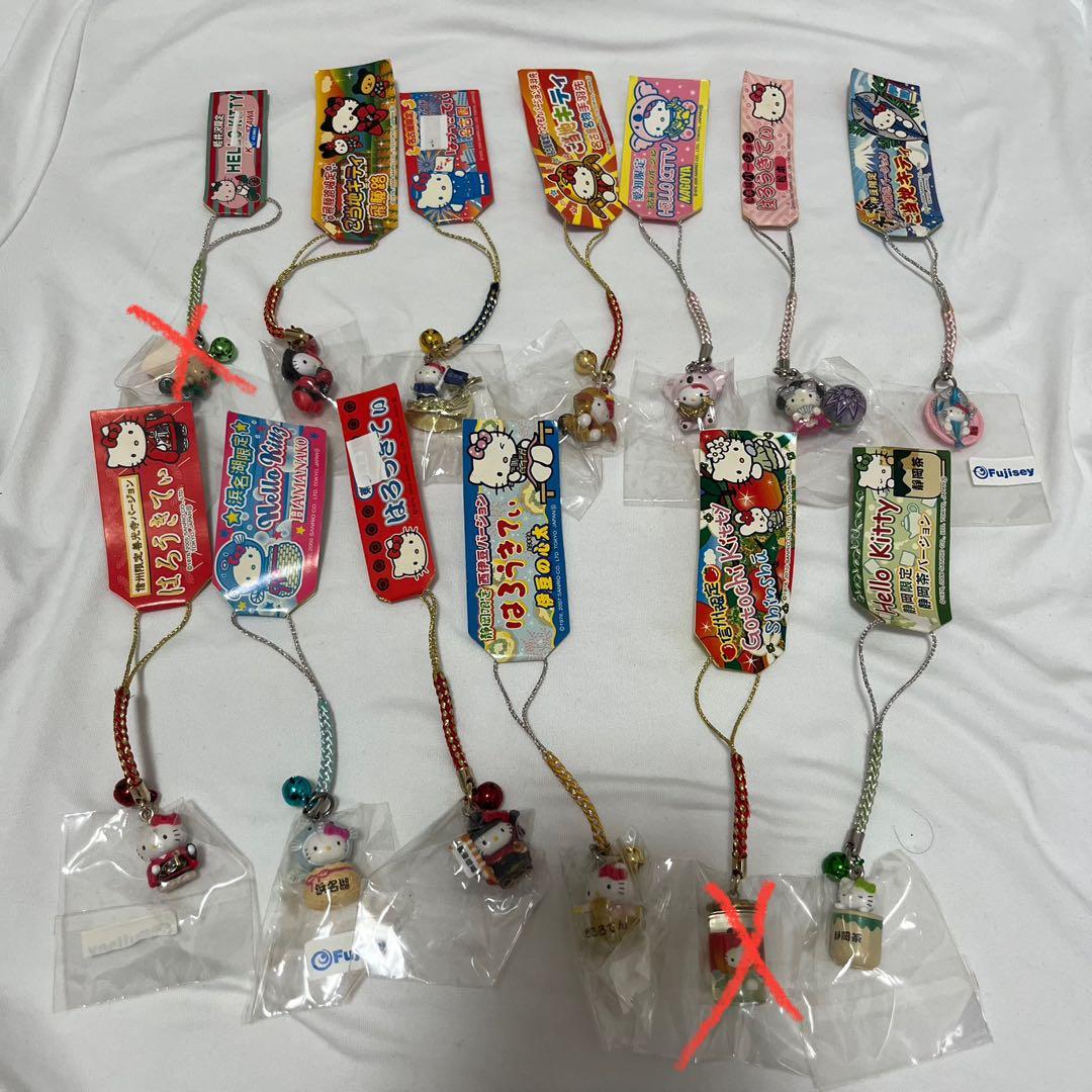 ハローキティ　ご当地キティ ストラップ　根付　まとめ売り