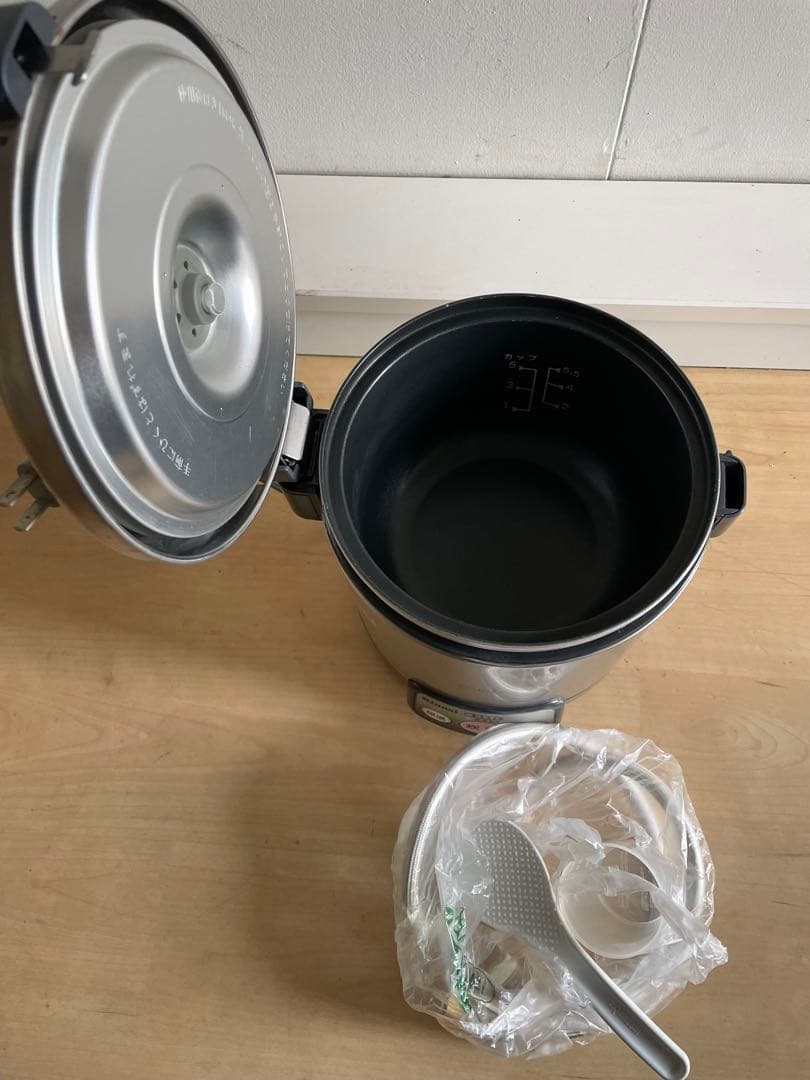 リンナイ ガス電飯鍋 約3合 しゃもじ・計量カップ付き