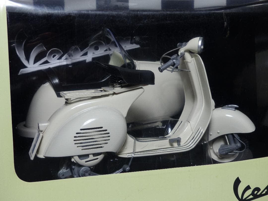 [41] 未使用 BIGサイズ 1/6 サイドカー ニューレイ ベスパ バイク