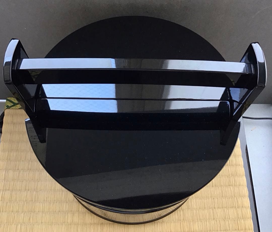 茶道具 手桶 真手桶 輪島塗 塗師 茶平一斎作 栞 共箱 S208TO