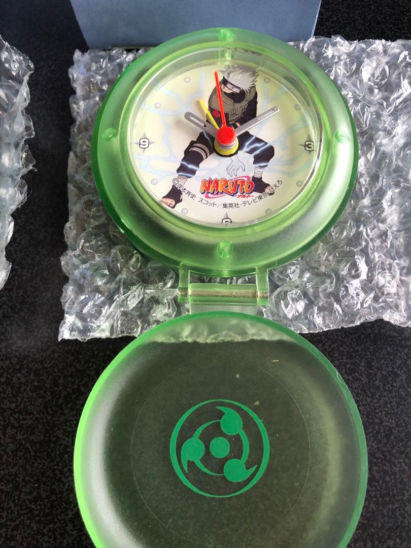 【希少】NARUTOナルト　トラベルクロック　時計　3種セット　非売品
