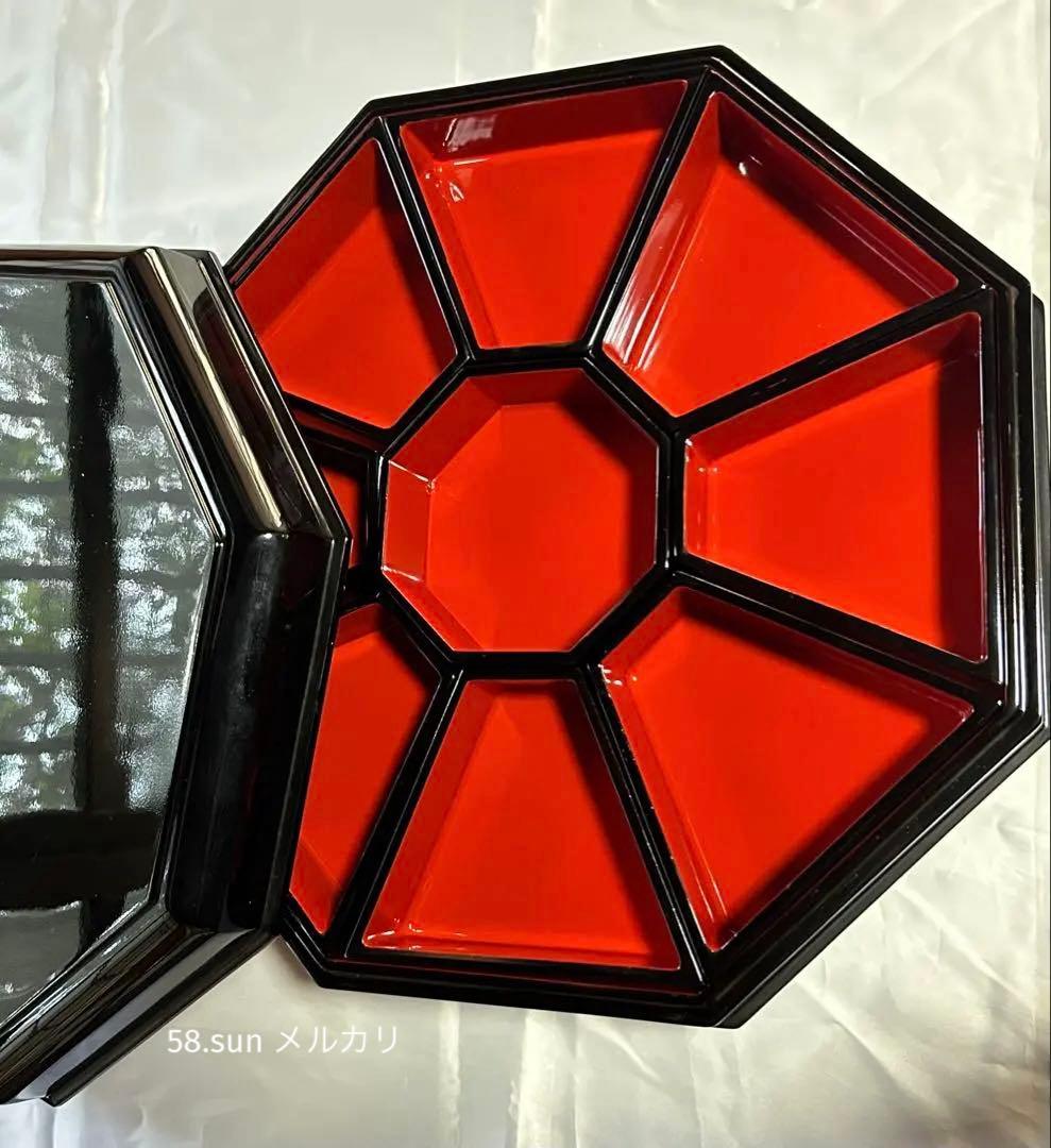 八角トゥンダーブン（東道盆）　琉球漆器