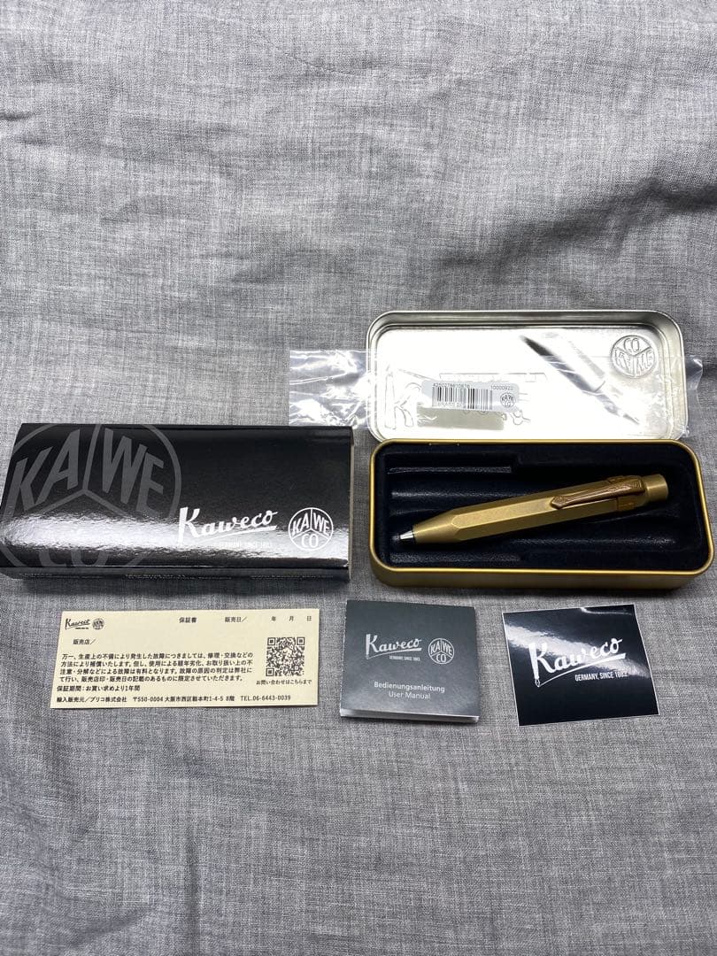 カヴェコKaweco BRASS Sport 油性ボールペン カヴェコのブラススポーツをレビュー！太軸・短尺・真鍮の個性が光る