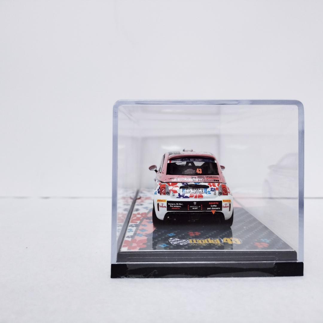 ★希少・特注品★1/43　フィアット・アバルト500　ラリーローマ2017