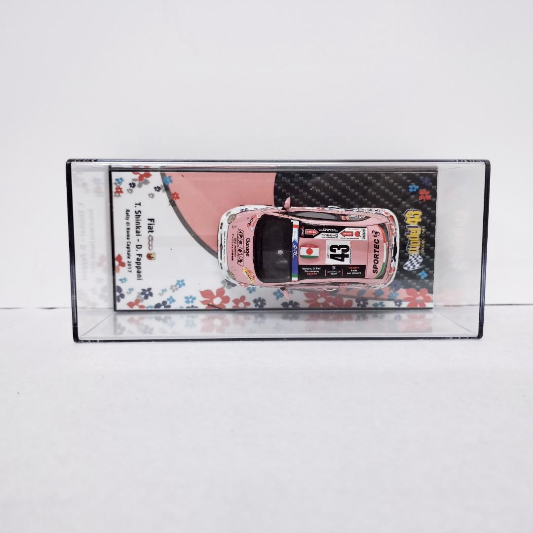 ★希少・特注品★1/43　フィアット・アバルト500　ラリーローマ2017