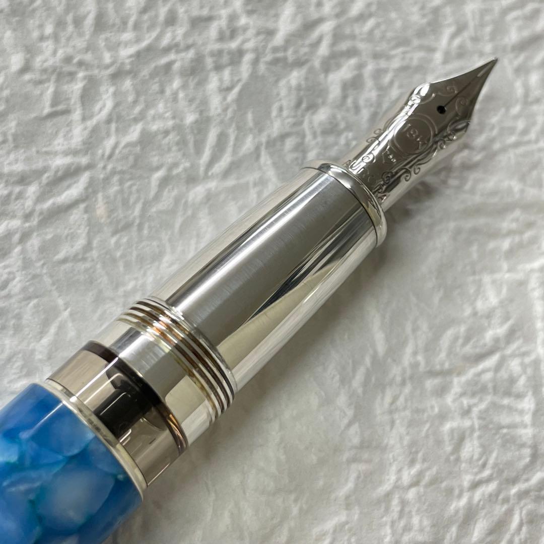 アウロラ AURORA 万年筆 オチェアーノ アンタルティコ F インク欠品