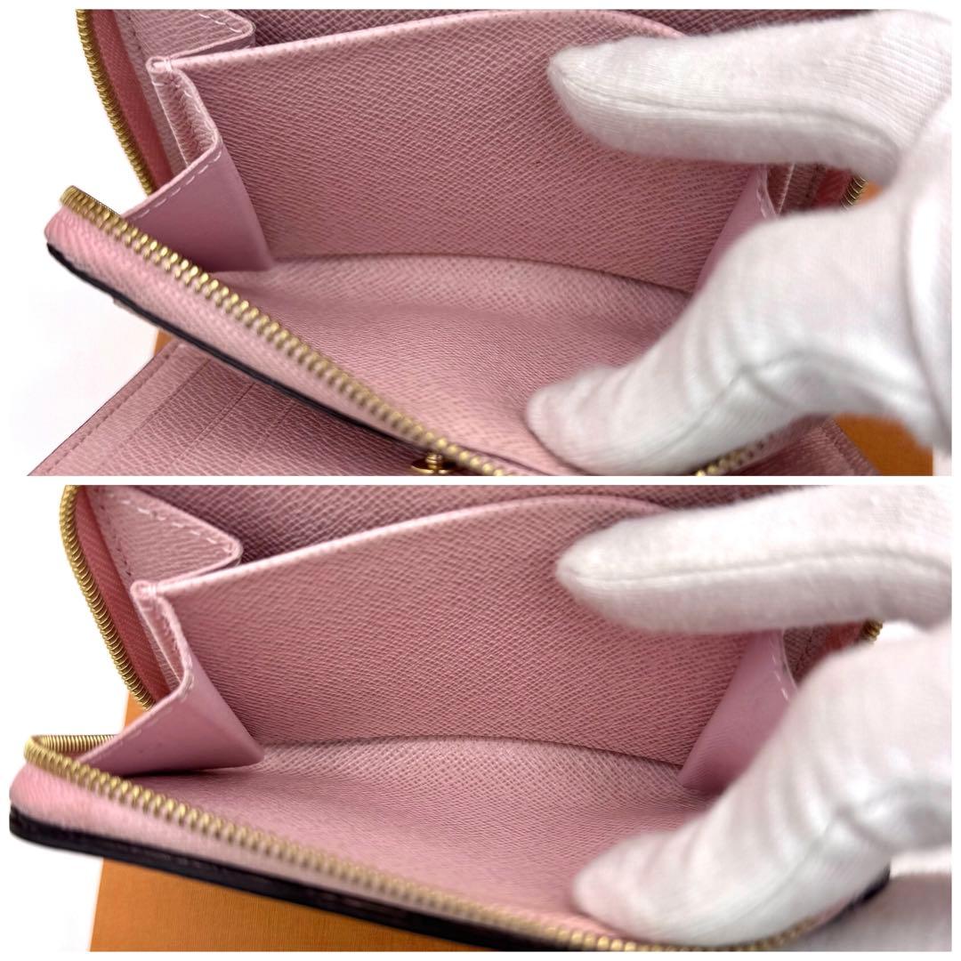 ルイヴィトン モノグラム ポルトフォイユルー 折り財布 ローズバレリーヌ ピンク