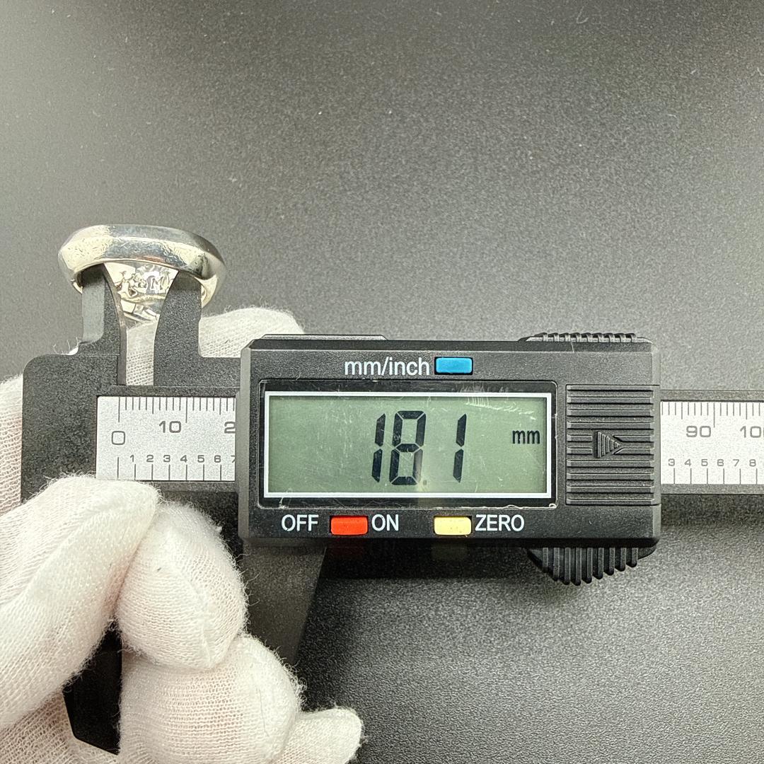 LONE ONES シルクリング L シルバー 約17号 保存箱付