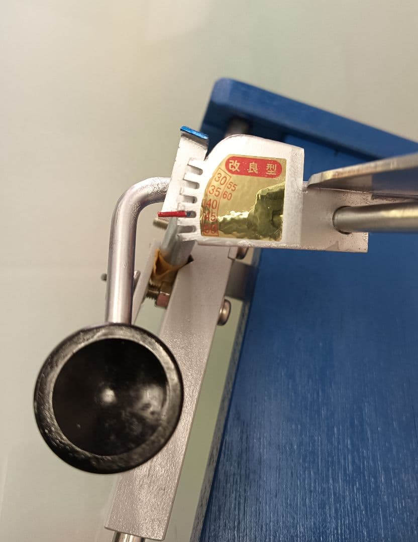 精密鋏研磨機（大熊式研磨機リメイク型）完全調整済スキ鋏付き