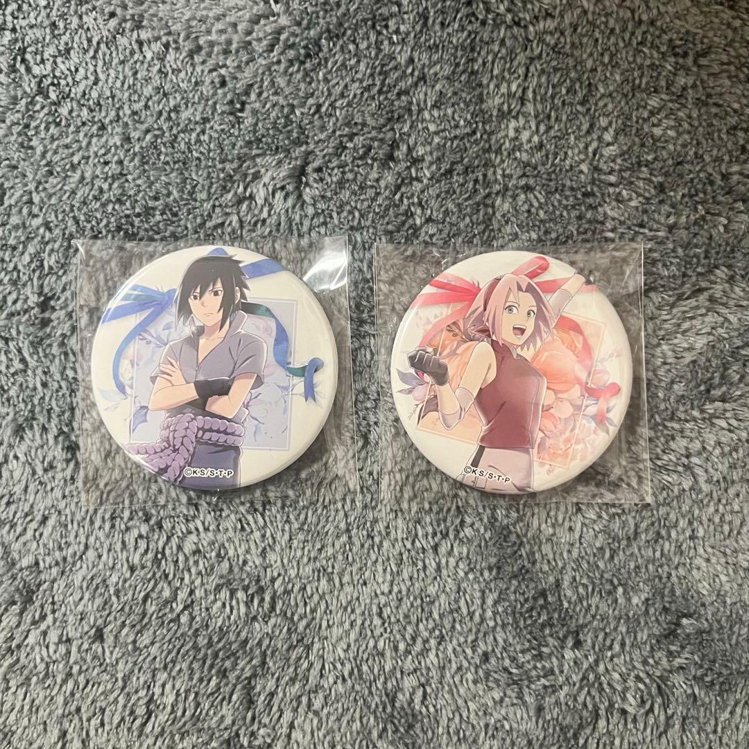 NARUTO 富士急ハイランド 缶バッジ うちはサスケ 春野サクラ - メルカリ