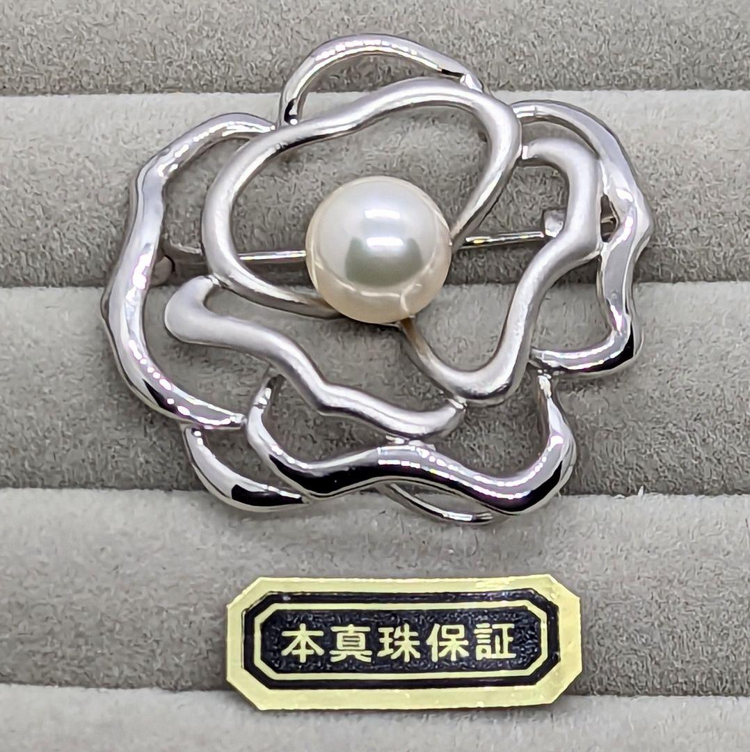 【BW1】新品 あこや真珠 9.3mm ホワイトグリーン系 キズ無し 大珠