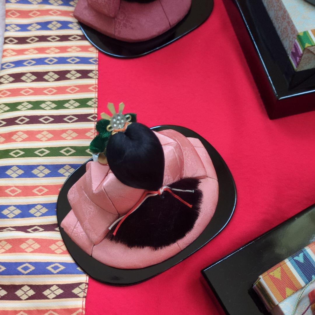 myg52 伝統的な木目込みひな人形 5体セット