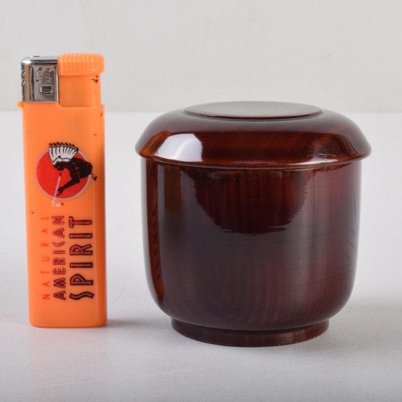 茶道具 清山作 松溜塗 鳥蒔絵 苫屋棗 共箱 V 8583