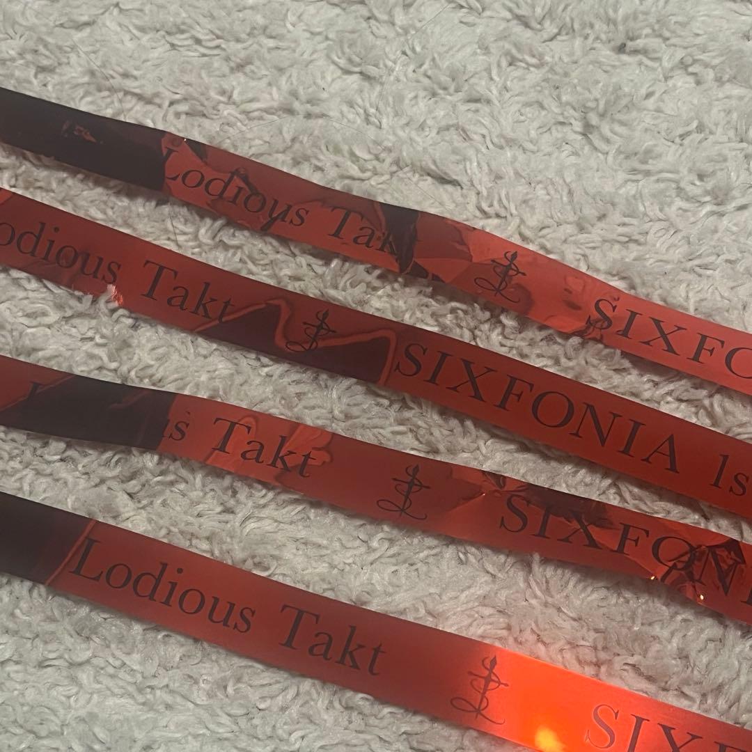 シクフォニ 銀テープ 4つ Lodious Takt - メルカリ