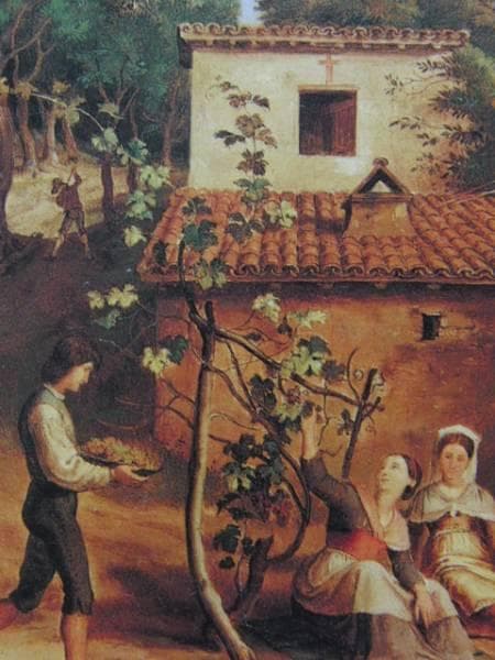 F・v・オリヴィエ、オレヴァーノの主席司祭の葡萄園、19世紀外国巨匠作家