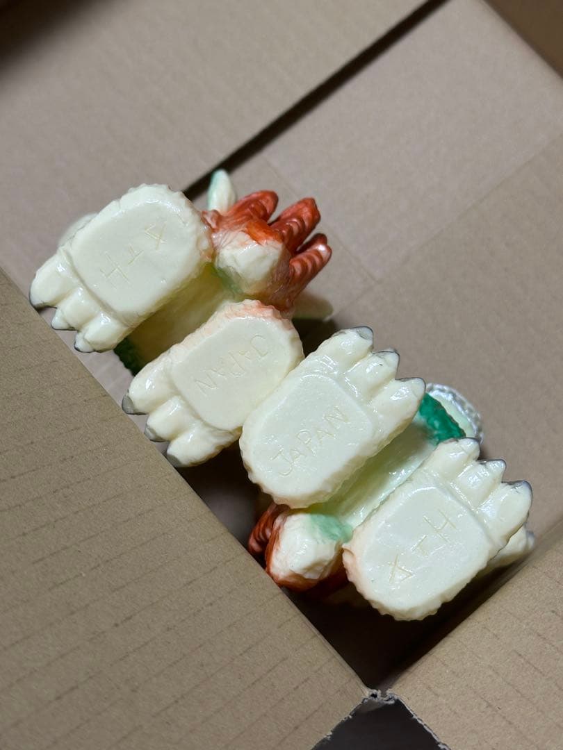 Monstock ジラース　二体　円谷プロ　マルサン　ソフビ　marusan