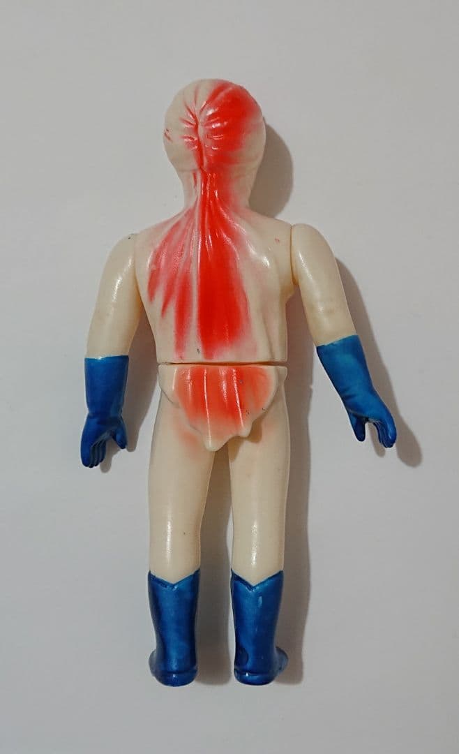 レインボーマンダッシュ7太陽の化身 無版権 古い ソフビ 当時物