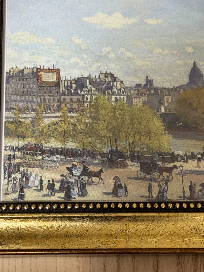 【クロード・モネ】 ルーヴル河岸 複製画