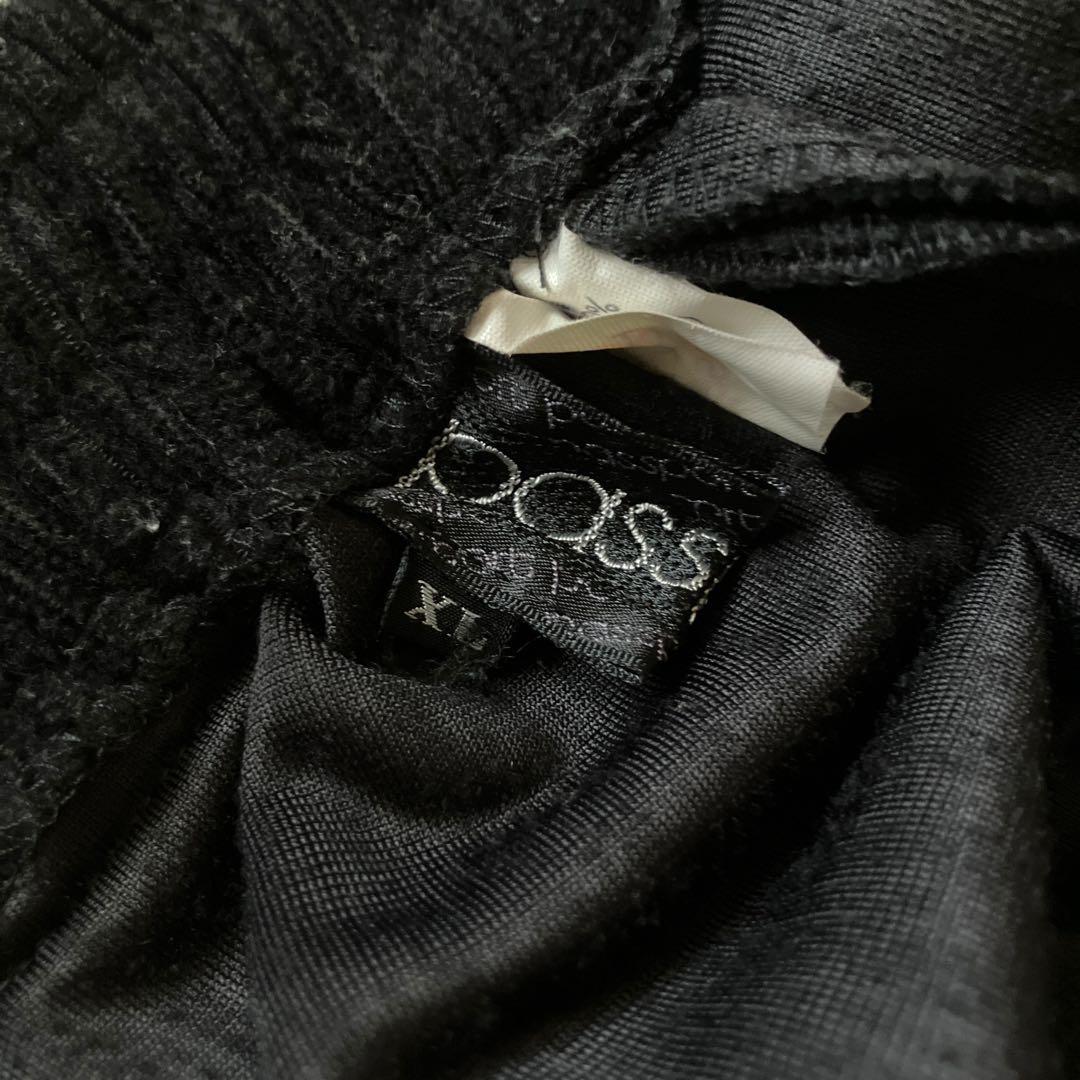 特大サイズ 90s ブラックコーデュロイセットアップ 上下 B系HIPHOP