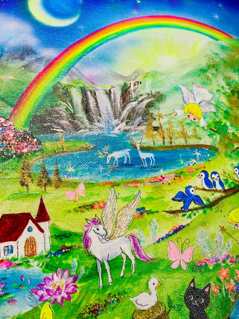 黒猫ミー絵画２点