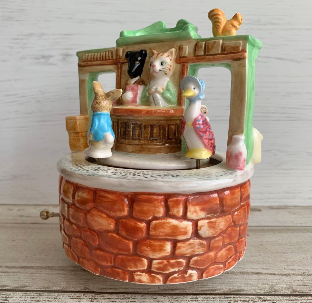 ジンジャーとピクルスのお店 二重回転オルゴール ピーターラビット