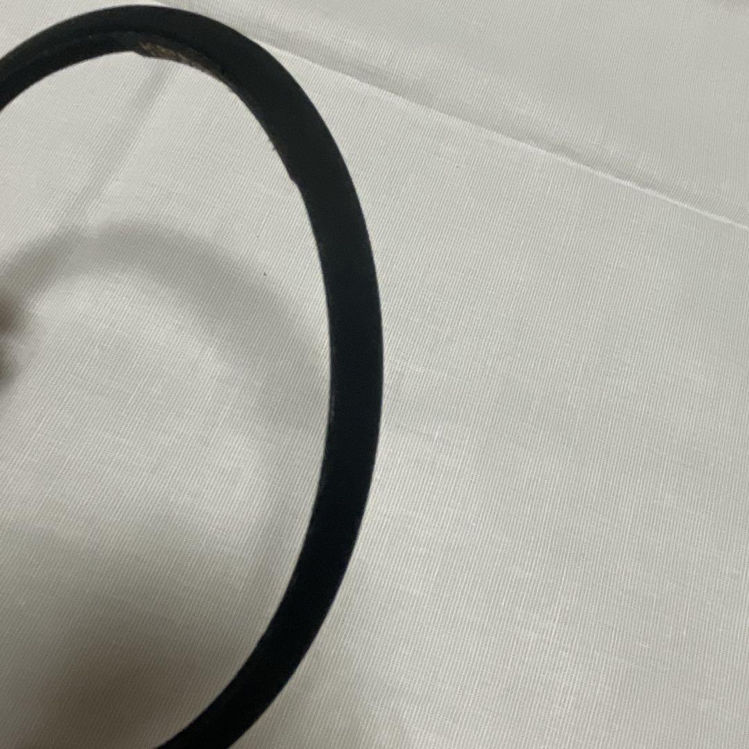 ALEXANDRE DE PARIS サテンカチューシャ0.6 ブラック