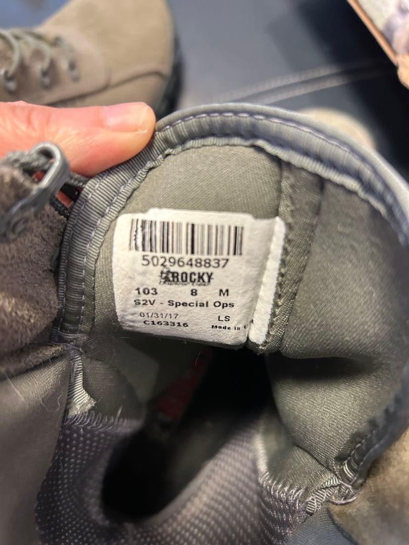 Rocky 【メンズ】 ミリタリーブーツ オリーブグリーン26cm