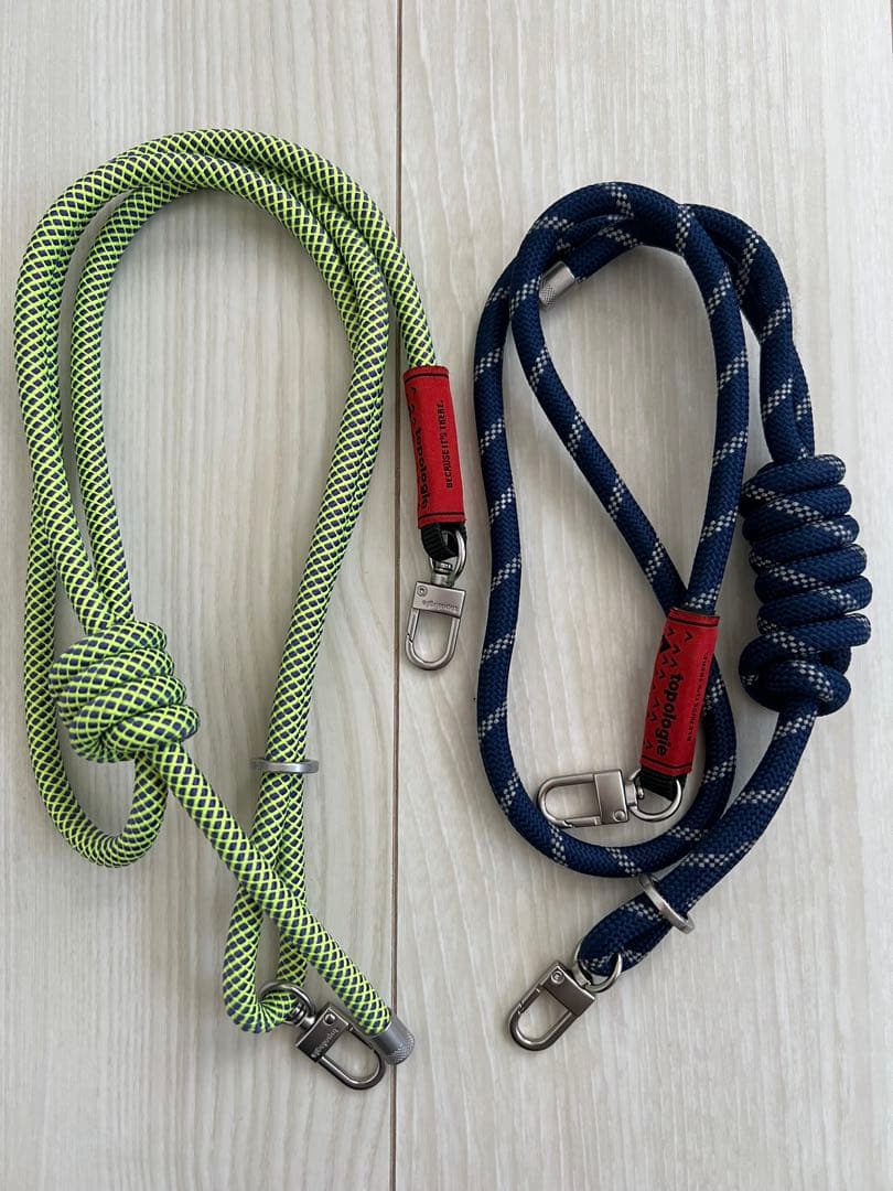 topologie ２個ストラップセット　黒 ボトルサコッシュ　ラージ