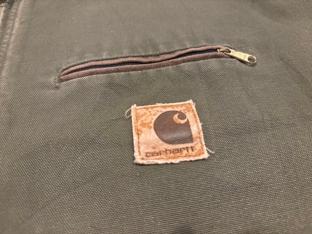 90s Carhartt J97 MOS 2XL デトロイトジャケット モス