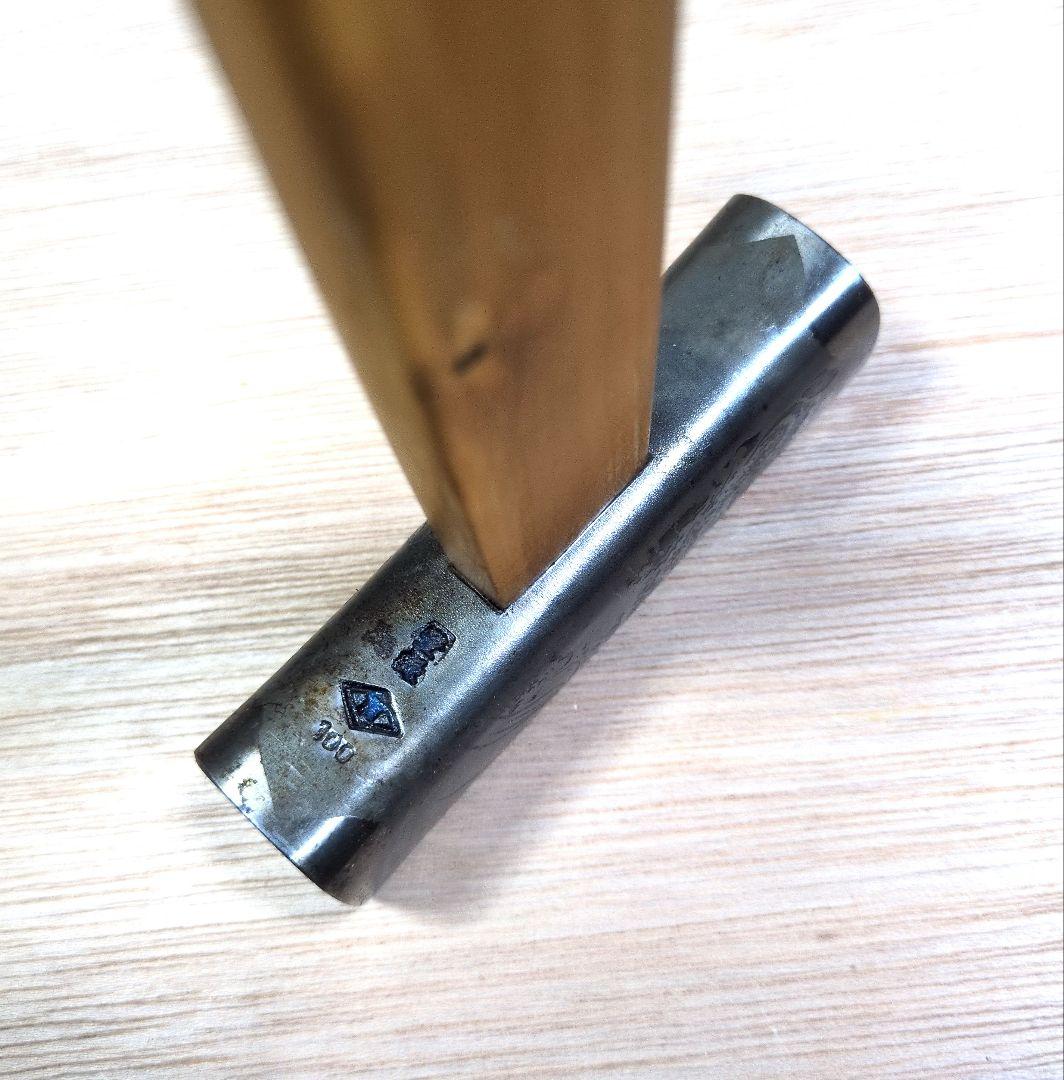 限定値引　未使用　菱貫　龍虎　四角玄翁　百匁　グミの木柄　大工道具　玄能　金槌